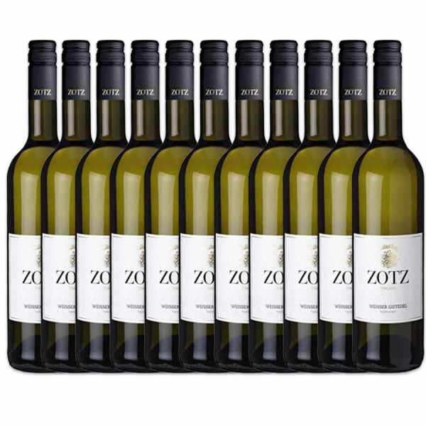 Spargelweinaktion - 11+1 - Weisser Gutedel - Weingut Julius Zotz