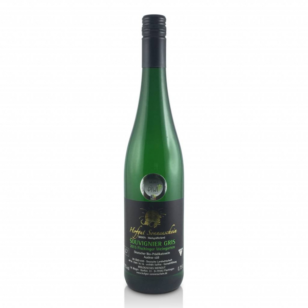 Souvignier Gris 2015 Auslese süß - Hofgut Sonnenschein - Biowein