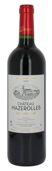 2020 Château Mazerolles Grand Vin Blaye - Côtes de Bordeaux