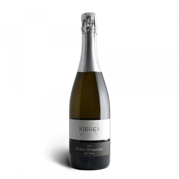 Weißer Burgunder Sekt Alte Rebe brut - Weingut Rieger - Biowein