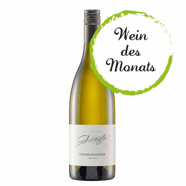 Grauburgunder Kabinett 2020, trocken - Wein- und Sektgut Schweigler - WEIN des MONATS 01/22