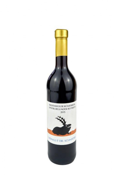 Spätburgunder Rotwein "Badenweiler Römerberg" trocken 2013 - Weingut Dr. Schneider