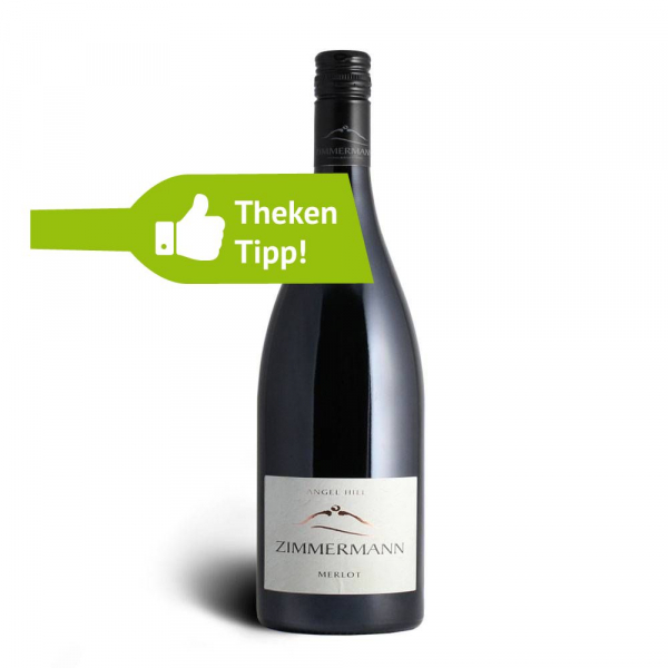 Merlot Angel Hill 2017 trocken - Weingut Zimmermann - NUR NOCH 3 VERFÜGBAR