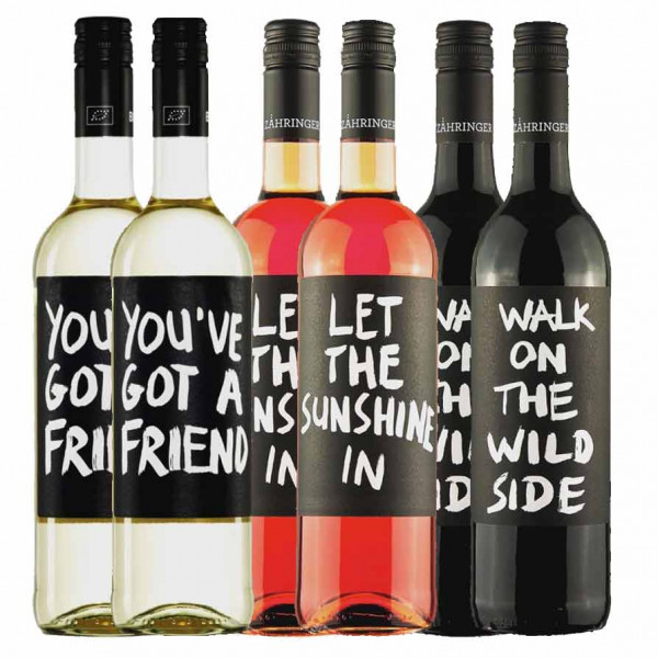 Bio 6er Sommerwein Paket "Popmusic-Wisdom" - Weingut Zähringer - Biowein