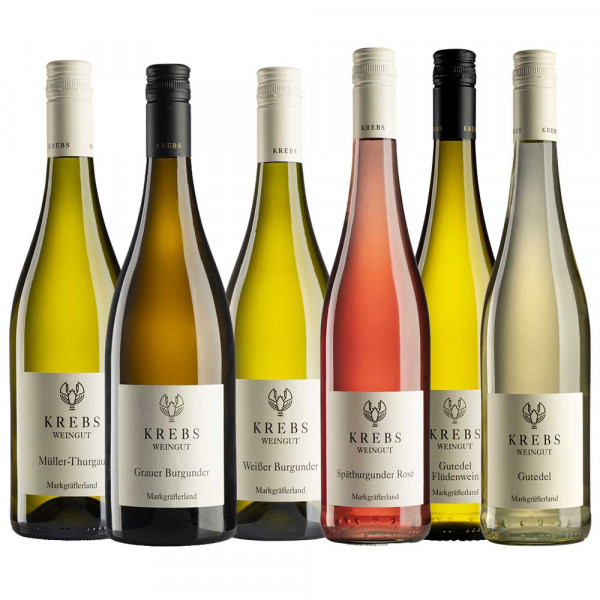 Weingut Krebs "Probierpaket 5+1" - 6 x 0,75 L Fl.