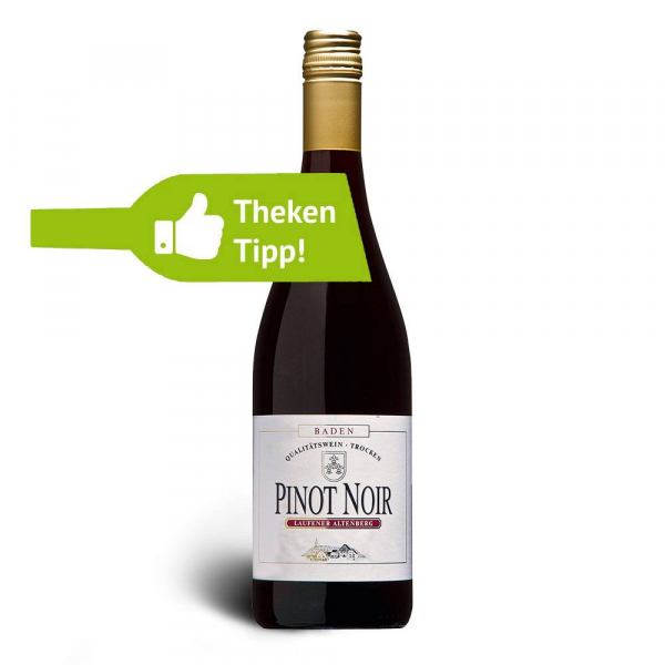 Pinot Noir Rotwein 2015, Qualitätswein, trocken