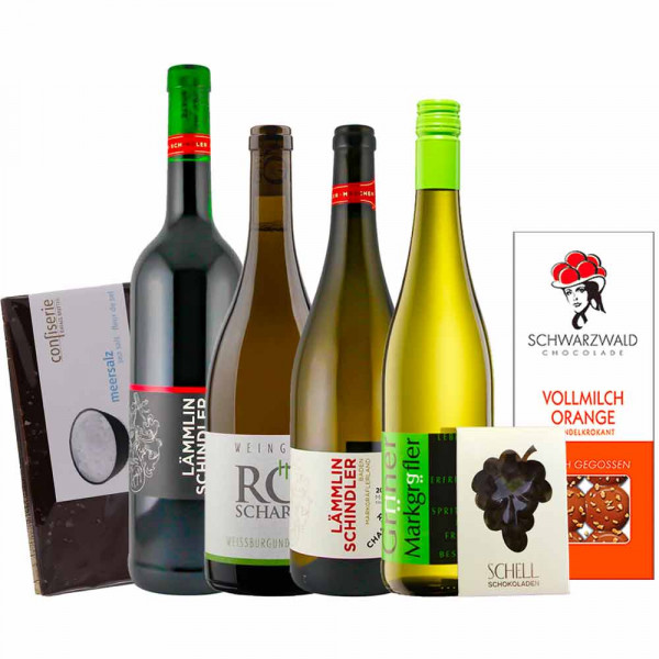 Weinpaket zur Online Weinprobe "Choc au Vino" ON DEMAND - inkl. Degustations Video