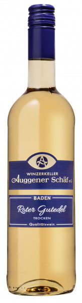 Roter Gutedel Qualitätswein 2018 trocken, Maischegärung - Winzerkeller Auggener Schäf