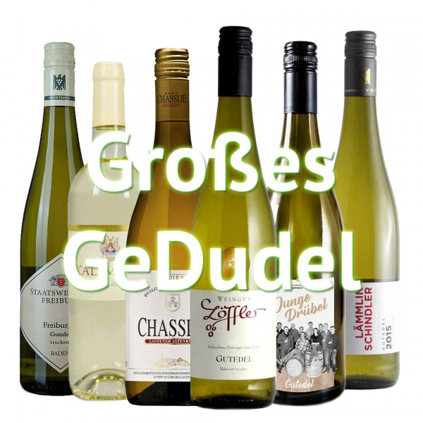 "Großes GeDudel" - 6er Gutedel Weinabo - Bis zu 10% Black Friday Rabatt