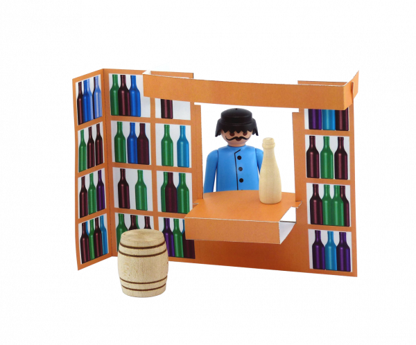 Beutelratte Spielsets - Der Weinhändler