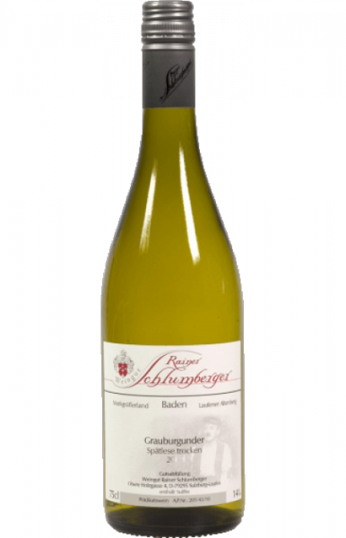 Grauburgunder Spätlese 2019 trocken - Weingut Schlumberger