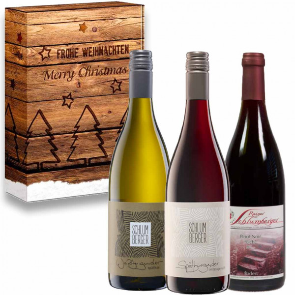 3er Weingeschenk Set "Weingut Rainer Schlumberger"