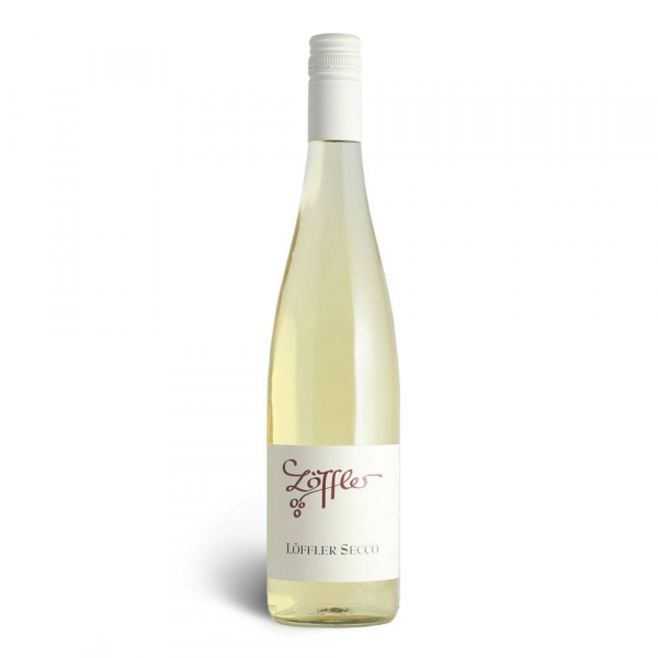 Löffler Secco weiss -Deutscher Perlwein mit zugesetzter Kohelnsäure - Weingut Löffler