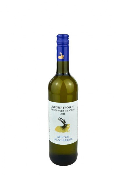 "Weisser Frosch" Cuvée weiß trocken 2018 - Weingut Dr. Schneider