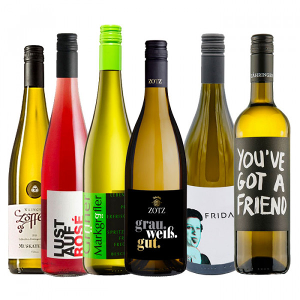 Sommerwein Probierpaket - Unsere Favoriten 2020 - 6 x 0,75 L