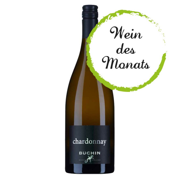 Chardonnay 2019, Barrique tr. WEIN des MONATS 11/22022 - Weingut Büchin, Schliengen