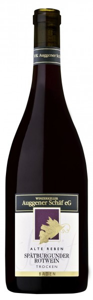 Spätburgunder Rotwein, Spätlese trocken, «aus alten Reben» - Winzerkeller Auggener Schäf