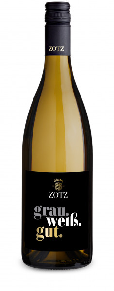 grau.weiß.gut. Weißwein Cuvée trocken 2019 - Weingut ZOTZ