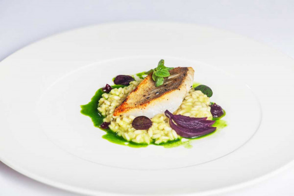 3-Gänge Fischmenü "Zanderfilet auf Bärlauchrisotto" - Rebstock Egringen - 38,50 € (bei Abholung)