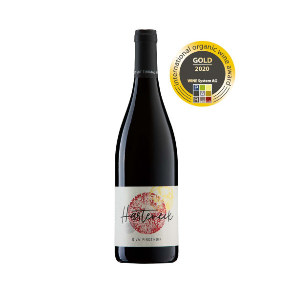 Pinot Noir DIVA trocken 2019 - Weingut Harteneck - Biowein - Int. Bioweinpreis 2020 GOLD