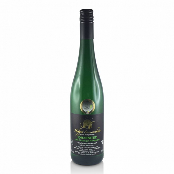 Johanniter Spätlese halbtrocken 2015 - Hofgut Sonnenschein - Biowein