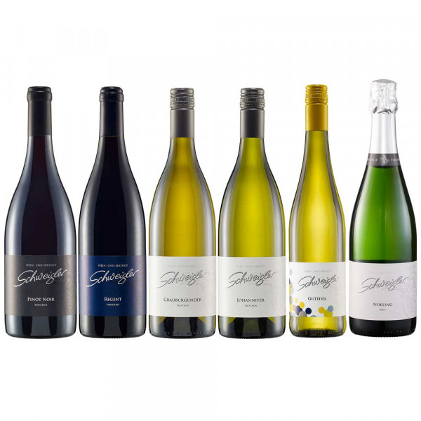 Wein- & Sektgut Schweigler "Gutspaket 5plus1" 6 x 0,75 Liter