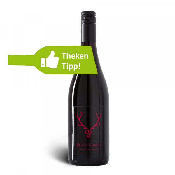 Black For Rest Rotwein Cuvée 2016 trocken Qualitätswein trocken, Weingut Löfler