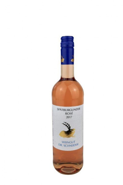 Spätburgunder Rosé halbtrocken 2017- Weingut Dr. Schneider