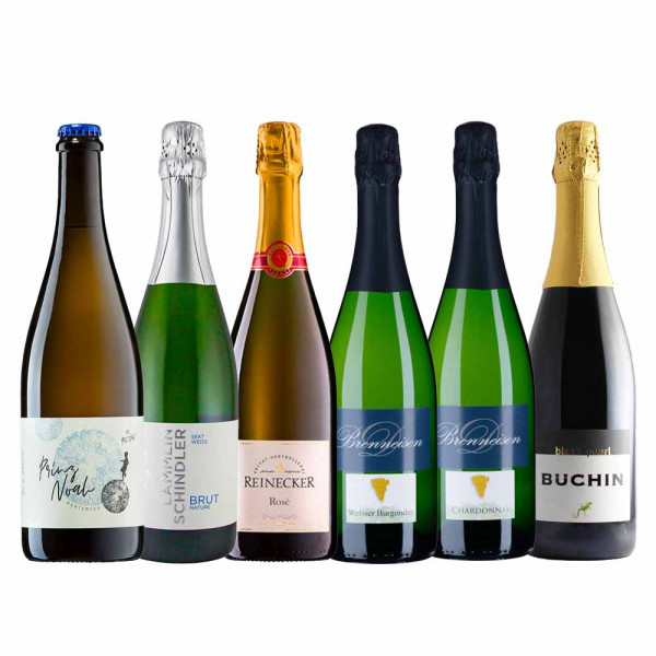 "OH du PRICKELNDE" - Festtags Winzersekt Paket