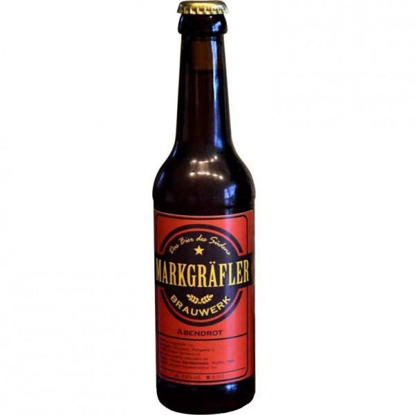Abendrot "Rotes Bockbier" 0,33 L - Markgräfler Brauwerk
