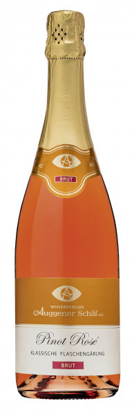 Pinot Rosé Sekt Brut – Flaschengärung 0,75 L - Winzerkeller Auggener Schäf