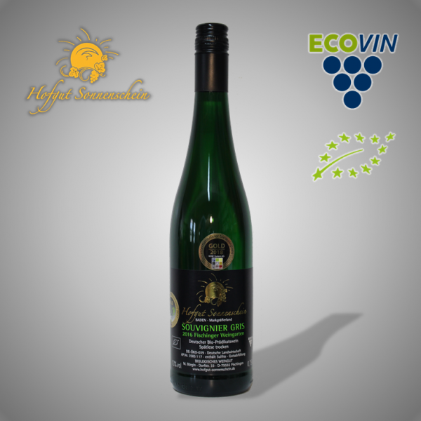 Souvignier Gris Kabinett trocken 2013 - Hofgut Sonnenschein - Biowein