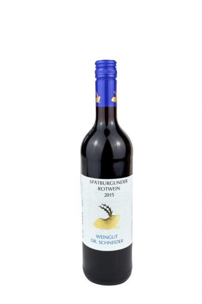 Spätburgunder Rotwein halbtrocken 2015 - Weingut Dr. Schneider
