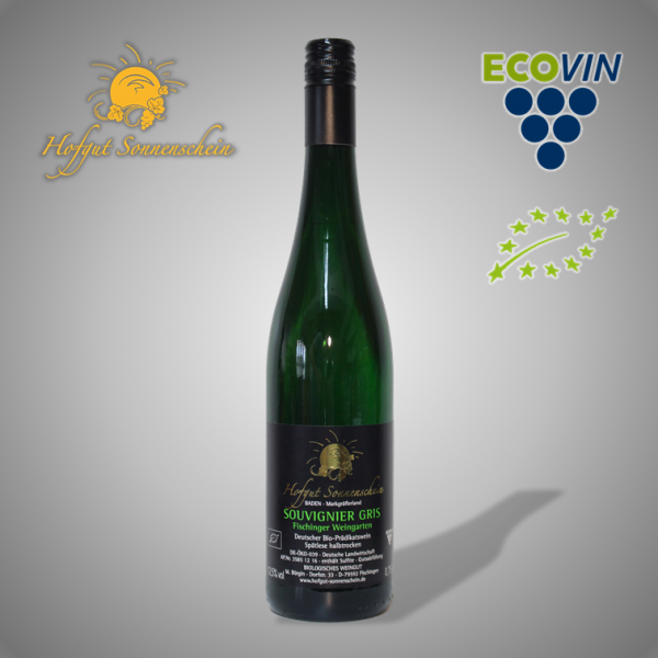 Souvignier Gris Spätlese halbtrocken - Hofgut Sonnenschein - Biowein