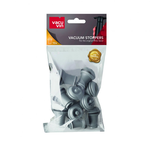 Vacu Vin Vacuum Stoppers - 10er Packung Stopfen für Weinpumpen