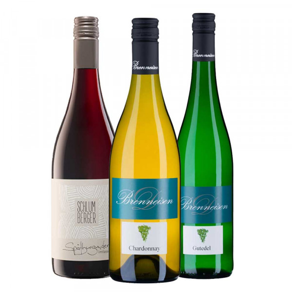 Firmen Online Weinproben Paket "Markgräfler 3er Basis Weinpaket"