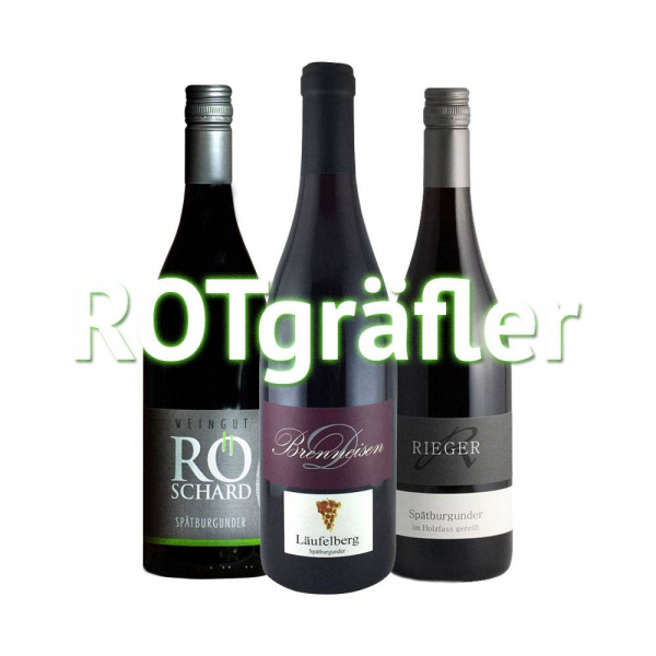 Geschenk Jahres-Abo "ROTgräfler" - 4 x im Jahr 3 Flaschen bester Rotwein