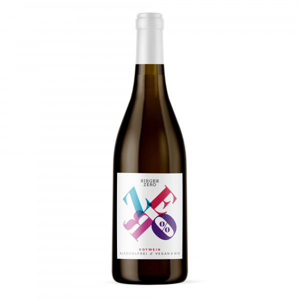 ZERO Rotwein alkoholfrei / vegan - Weingut Rieger - Biowein