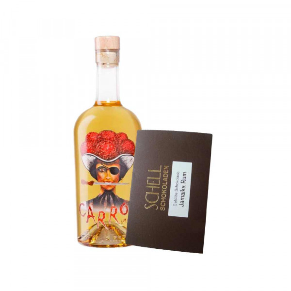 Rum Likör CARRON & Jamaica Rum Schokolade - Geschenkset