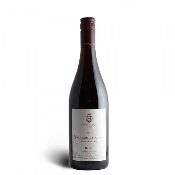 Spätburgunder Rotwein trocken 2016 "Numme nüt Huddle" - Weingut Krebs
