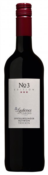 EDITION »No. 3« Spätburgunder Rotwein Kabinett trocken 2020 - ABVERKAUF